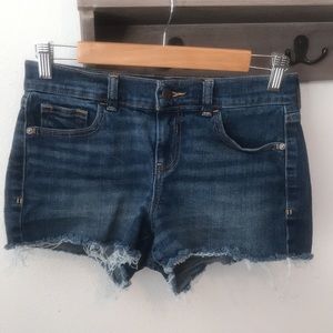 Old Navy Jean shorts cutoffs boyfriend size 2